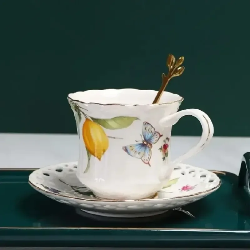 European Style Tea Cup Set Lem - Lemon Tea Coffee recension och pris