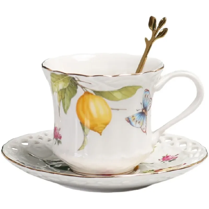 European Style Tea Cup Set Lem - Lemon Tea Coffee recension och pris