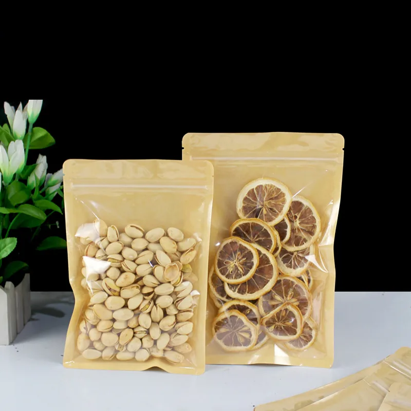 Brown One Side Clear Resealabl - Coffee Tea House recension och pris