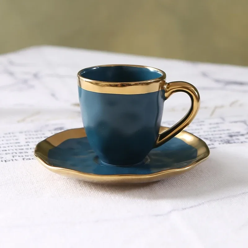 Italian colored glazed ceramic - Coffee Tea Sugar Set recension och pris