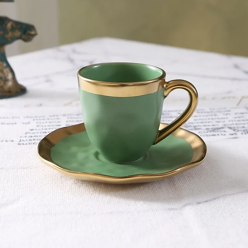 Italian colored glazed ceramic - Coffee Tea Sugar Set recension och pris