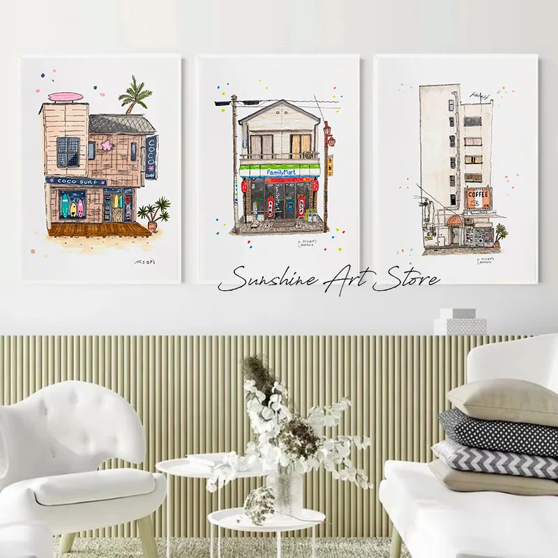 Traditional Japanese Building  - Coffee Tea Poster recension och pris