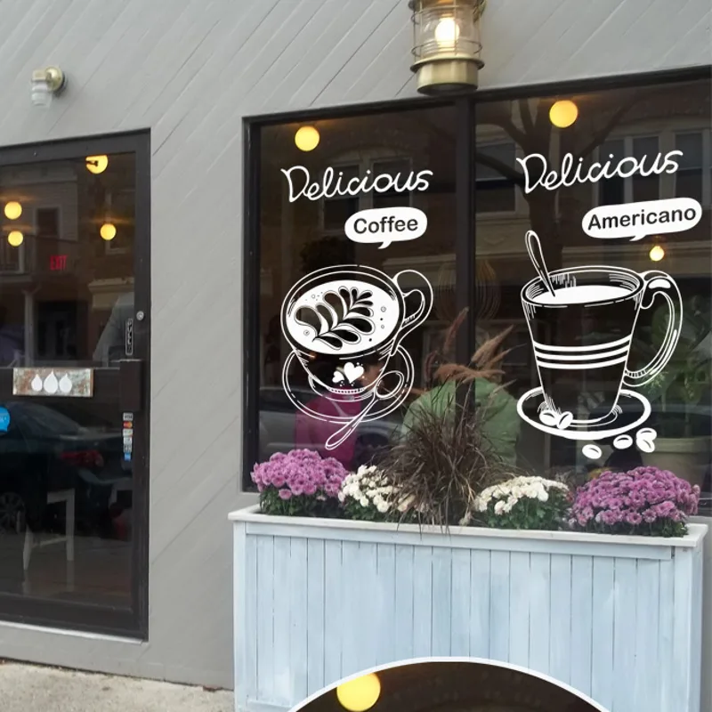 Coffee Shop Sticker Bean Milk  - Coffee Tea Break recension och pris
