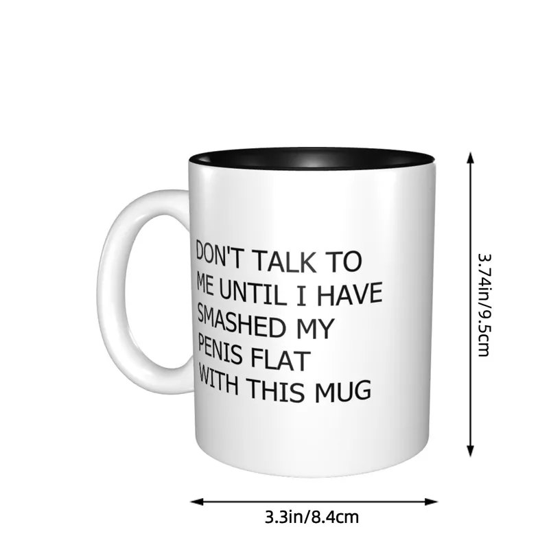Don't Talk To Me Until Mug Mug - Coffee Tea With Me recension och pris