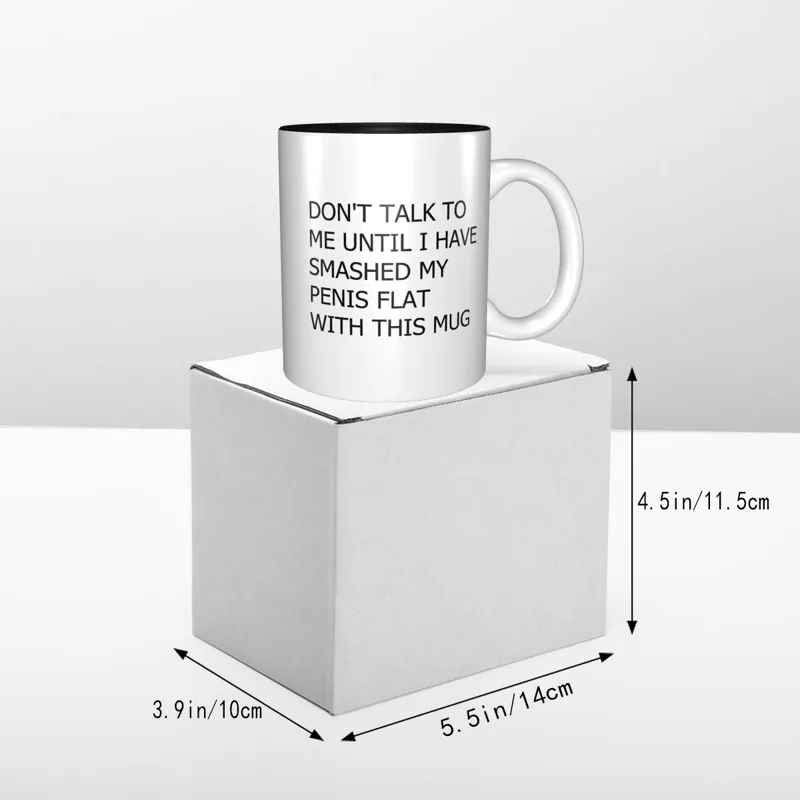 Don't Talk To Me Until Mug Mug - Coffee Tea With Me recension och pris