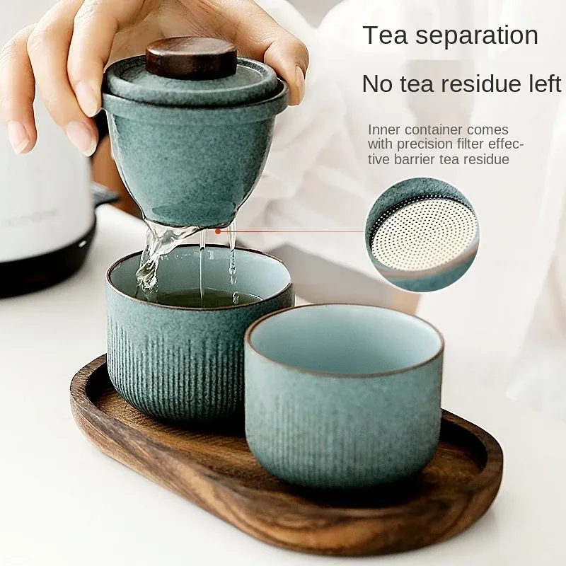 Travel Kung Fu Tea Set Outdoor - Coffee Tea Or recension och pris