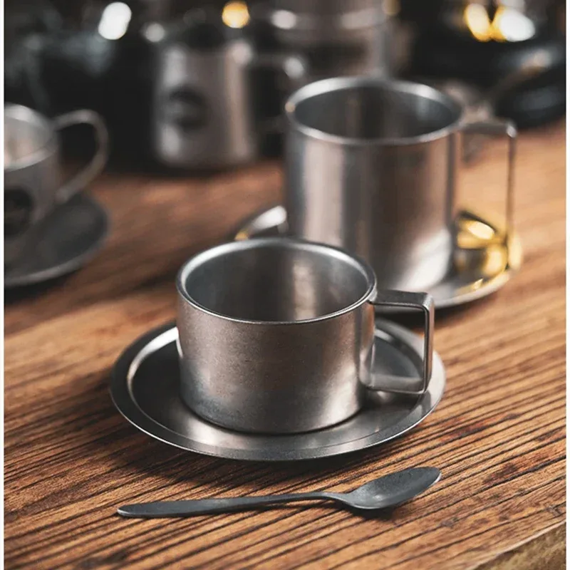 Retro Series Coffee Cup Set Do - Coffee Tea And Sugar Canister Set recension och pris