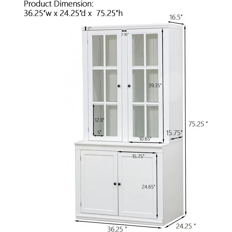 75 Tall White Glass Door Kitch - Coffee & Tea Maker Machine recension och pris