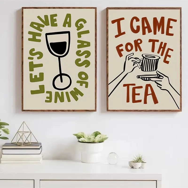Abstract Coffee Afternoon Tea  - Coffee Tea Poster recension och pris