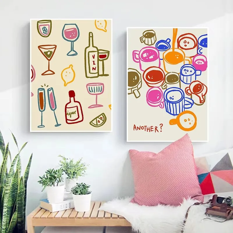 Abstract Coffee Afternoon Tea  - Coffee Tea Poster recension och pris
