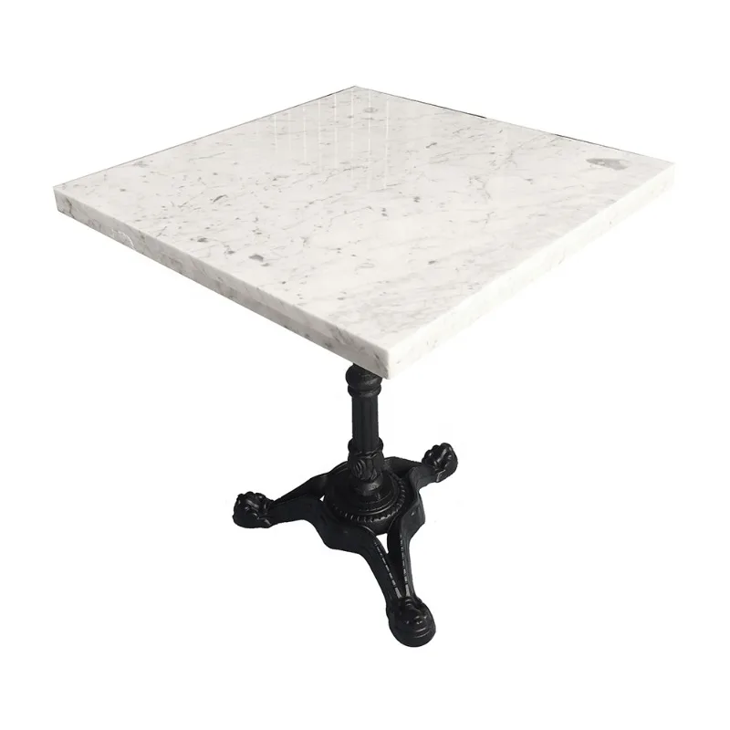 Round or square marble top met - Coffee Tea Or recension och pris