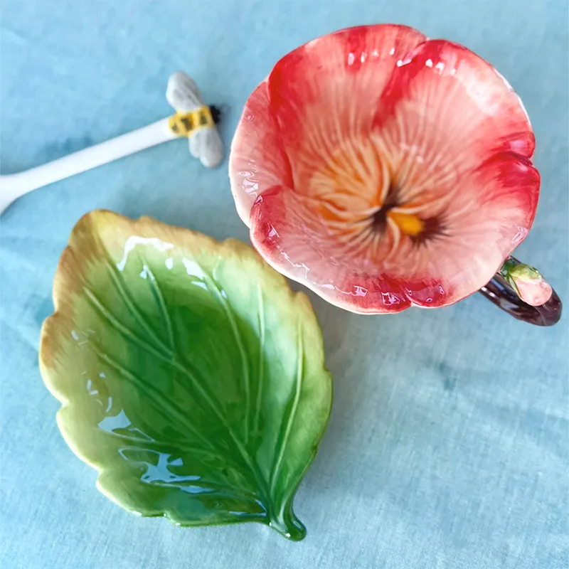 Ceramic Flower Coffee Cup with - Coffee Tea Or recension och pris