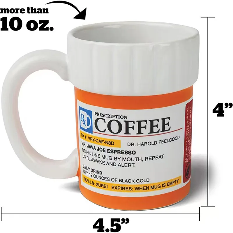 Creative Ceramic Coffee cup Me - Coffee Tea Friends recension och pris